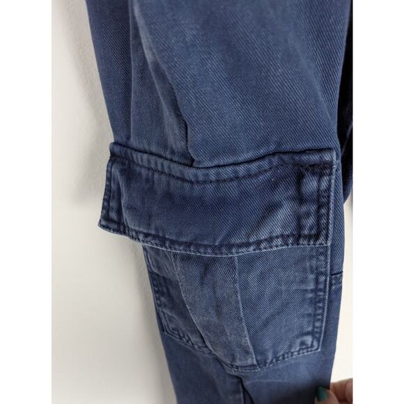 We the Free pants Navy sz S Jogger cargo jeans style W 27-30", inseam 24.5"GUC - Picture 5 of 8
